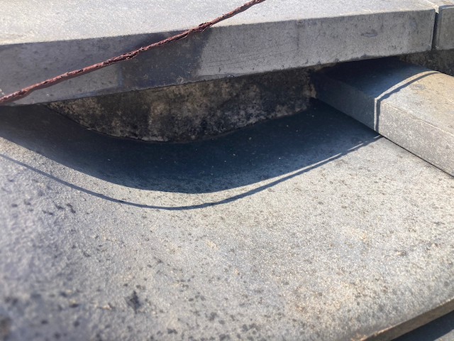 経年劣化した漆喰